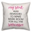 More Room for Sarcasm 18x18 Spun Poly Pillow