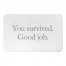 You Survived 34x21 Bath Mat