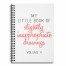 Slightly Inappropriate Drawings 6x8 Ruled Spiral Notebook