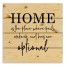 No Place Like Home 14x14 Pallet Wood Art