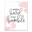 Work Hard Stay Humble 11x14 Canvas Wall Art