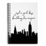 Just a Girl Boss Building Her Empire 6x8 Ruled Spiral Notebook