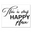 This Is My Happy Place 11x14 Canvas Wall Art