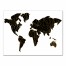 Geometric World Map 30x40 Canvas Wall Art