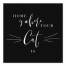 Home is Where Your Cat Is 12x12 Canvas Wall Art