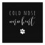 Cold Nose, Warm Heart 12x12 Canvas Wall Art