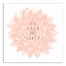 No Rain, No Flowers 12x12 Canvas Wall Art