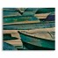 Colorful Bobbing Boats 22x18 Pallet Wood Art