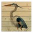 Proud Heron 21x21 Pallet Wood Art