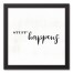 Stuff Happens 12x12 Black Framed Canvas
