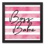 Boss Babe 12x12 Black Framed Canvas