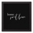 Home Sweet Home 12x12 Black Framed Canvas