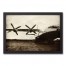Vintage Plane 12x18 Black Framed Canvas