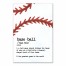 Baseball Definition 20x30 Canvas Wall Art