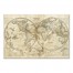 Distressed World Map 20x30 Canvas Wall Art