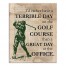Golf Humor 16x20 Canvas Wall Art