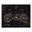 Motorcycle Patent Print 1919 16x20 Canvas Wall Art