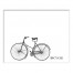 Bicycle Sketch 8x10 Canvas Wall Art