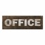 Distressed Office 12x36 Canvas Wall Art