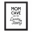 Mom Cave 11x14 Black Framed Canvas