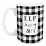 Buffalo Check Graduation Class 15 oz Personalized Mug