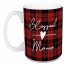 Buffalo Check Blessed Mama  15 oz Mug