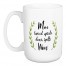 Mom Turned Upside Down Spells Wow 15 oz Mug
