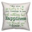 Shamrock Irish Blessing 18x18 Spun Poly Pillow