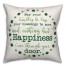 Shamrock Irish Blessing 18x18 Spun Poly Pillow