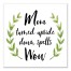 Mom Spells Wow 12x12 Canvas Wall Art