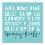 Good Moms Checklist 6x6 Tabletop Canvas