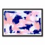 The Suspicious Contrast Abstract 20x30 Black Framed Canvas