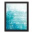 Rising Tide Abstract 11x14 Black Framed Canvas