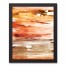 Manufactured Sunset Abstract 11x14 Black Framed Canvas