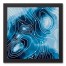 The Cosmic Soup Abstract 12x12 Black Framed Canvas