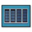 The Windows 30x40 Black Floating Framed Canvas