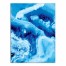 Cobalt Geode Abstract 30x40 Canvas Wall Art
