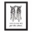 Life Is Short, Buy The Shoes 11x14 Black Framed Canvas