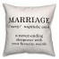 Marriage Definition 18x18 Spun Poly Pillow