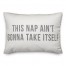 This Nap Ain't Gonna Take Itself 14x20 Spun Poly Pillow