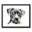 Cool Dog in Sunglasses 16x20 Black Framed Canvas