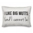 I Like Big Mutts And I Cannot Lie 14x14 Poly Twill Pillow
