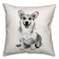 Corgi Sketch 18x18 Poly Twill Pillow