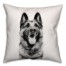 German Shepherd Sketch 18x18 Poly Twill Pillow