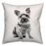Yorkshire Terrier Sketch 18x18 Poly Twill Pillow