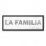 La Familia 12x36 Black Framed Canvas
