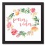 Pure Vida 12x12 Black Framed Canvas