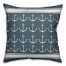 Anchor Stripe Pattern 16x16 Spun Poly Pillow