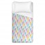 Colorful Seahorse Pattern Twin Brushed Poly Duvet