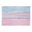 Watercolor Mermaid Stripes  Area Rug